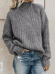 Turtleneck Long-Sleeve Sweater