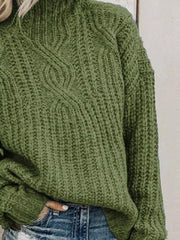 Turtleneck Long-Sleeve Sweater