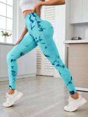Printed High-Waist Active Leggings