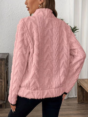 Half Zip Long-Sleeve Sweatshirt