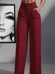 High-Waist Wide-Leg Pants