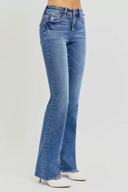 RISEN Tummy Control High-Rise Straight Jeans - Plus Size