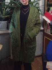 Chunky Knit Open-Front Cardigan