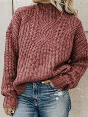 Turtleneck Long-Sleeve Sweater