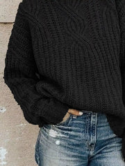 Turtleneck Long-Sleeve Sweater