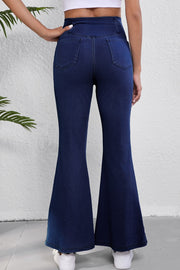 High-Waist Flare Jeans