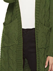 Chunky Knit Open-Front Cardigan