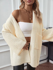 Cozy Knit Open-Front Cardigan