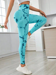 Printed High-Waist Active Leggings