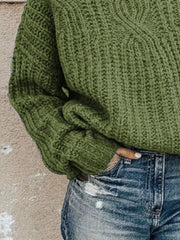 Turtleneck Long-Sleeve Sweater