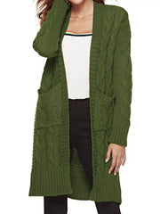 Chunky Knit Open-Front Cardigan