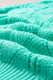 Texture V-Neck Knit Top