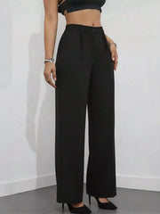 High-Waist Wide-Leg Pants