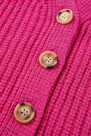 Chunky Knit Button-Down Cardigan
