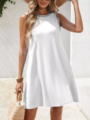 Sleeveless Flowy Mini Dress