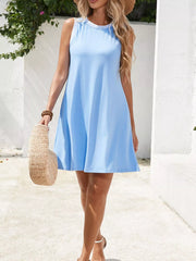 Sleeveless Flowy Mini Dress