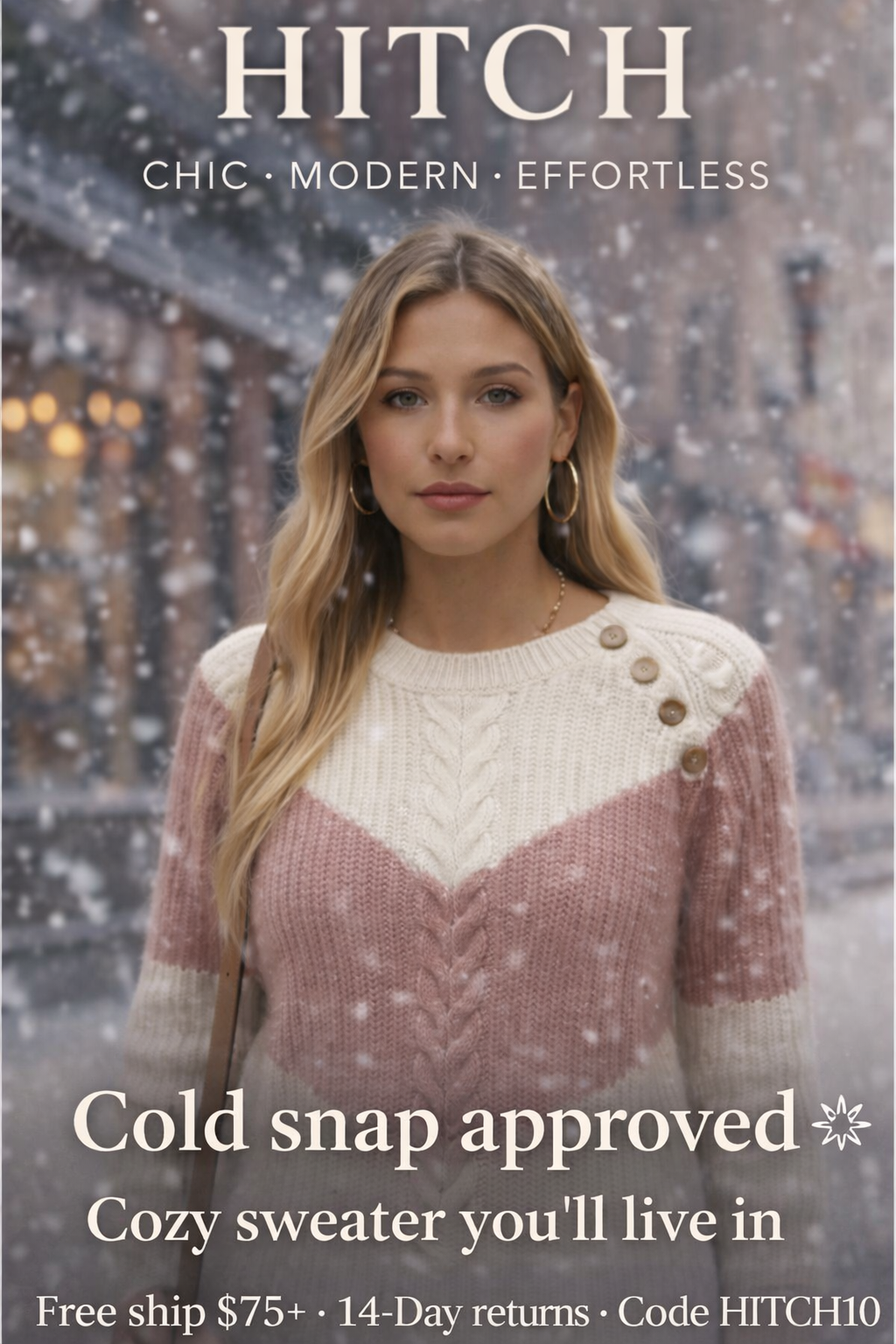 Winter warmth in city style