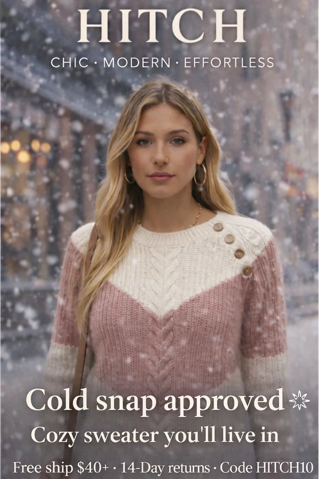 Hitch - Cold snap approved cozy sweater